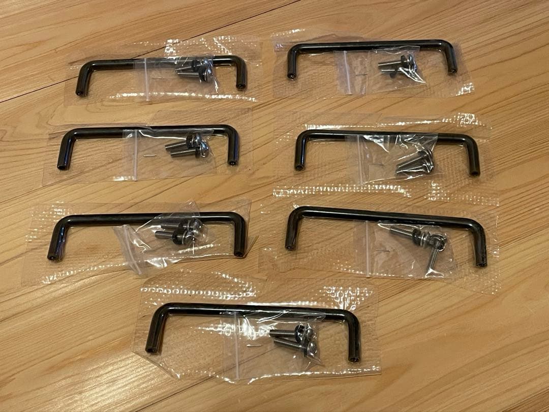 【新品・未開封】Toolbox 把手の金物 φ9 鉄 W150 7本