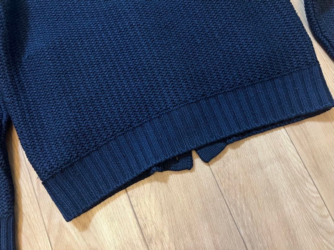 ザノーネ chioto 44 ローゲージ ネイビー 着用3回の極美品