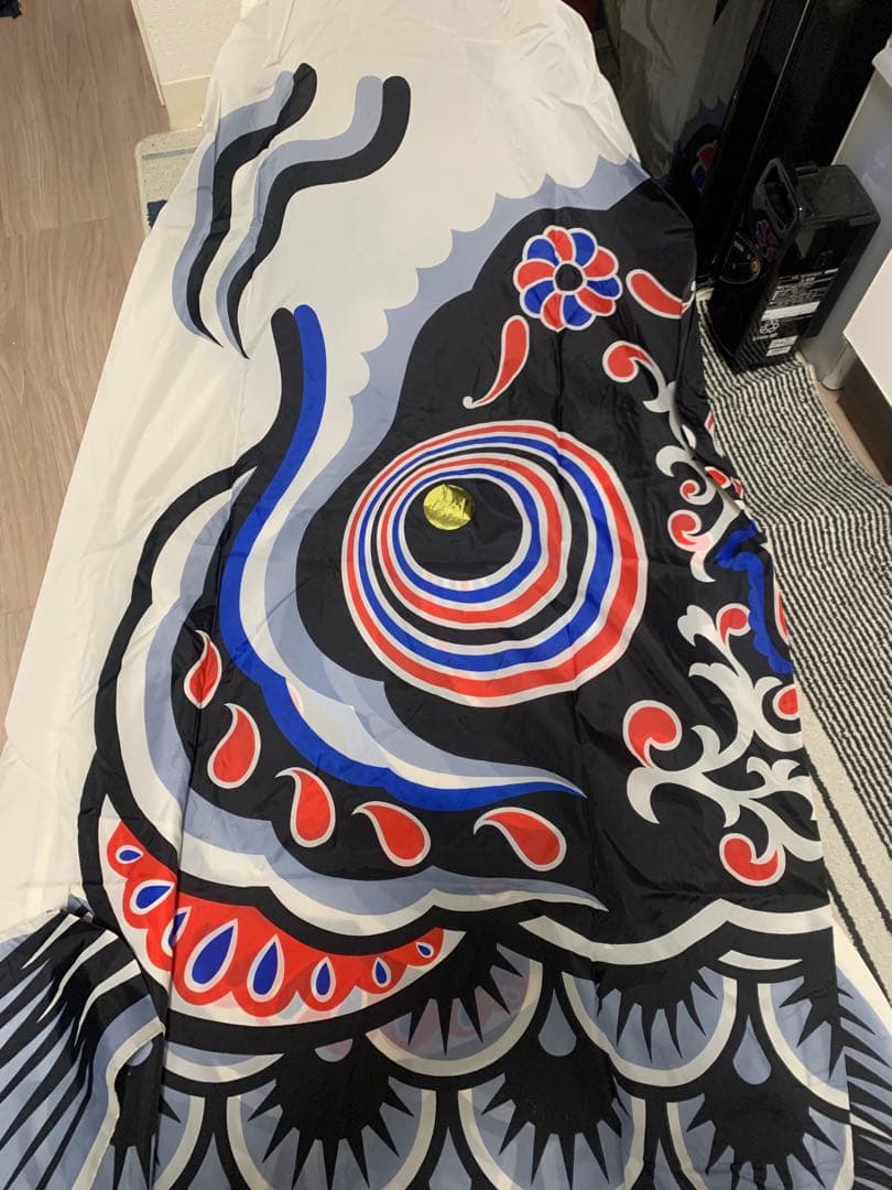 鯉のぼり　5m 日本岐山鯉　黒　単品　こいのぼり