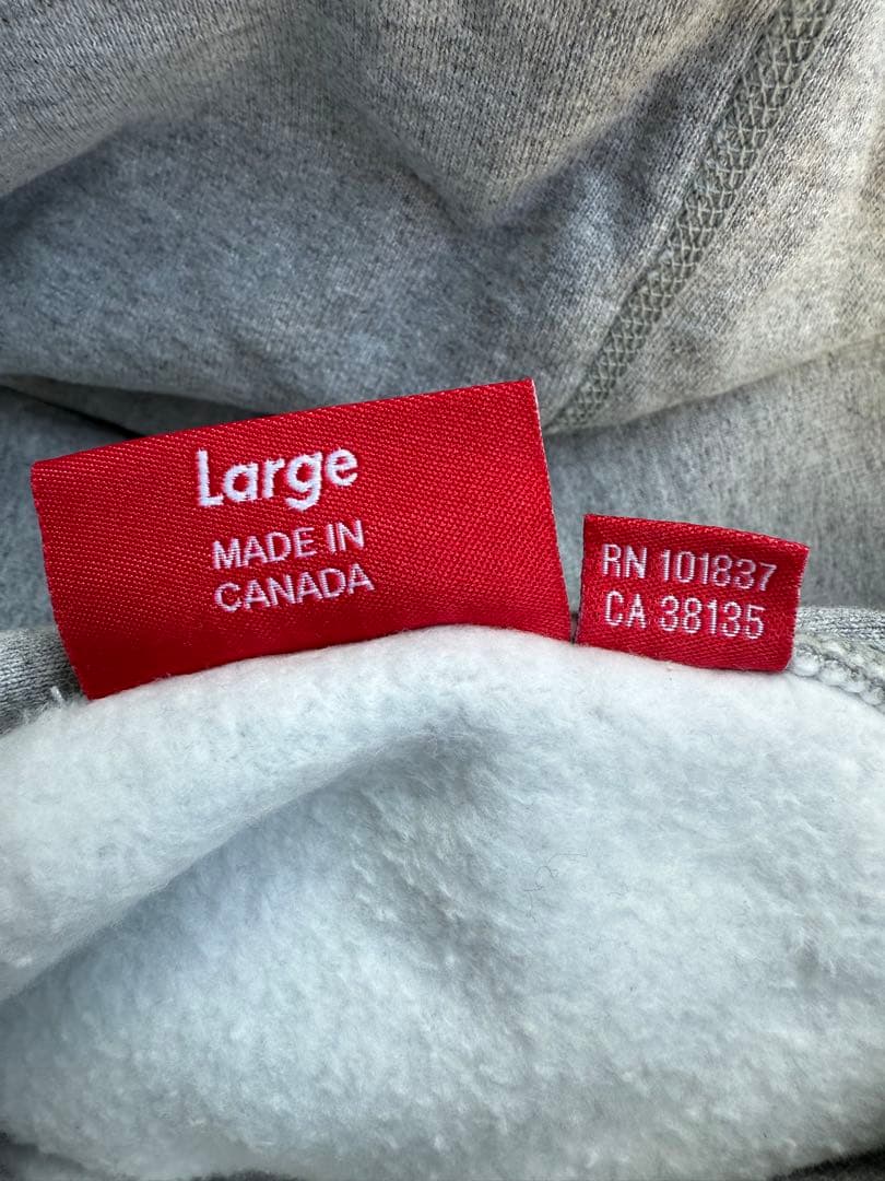 トップス Supreme bandana box logo hoodie Grey L