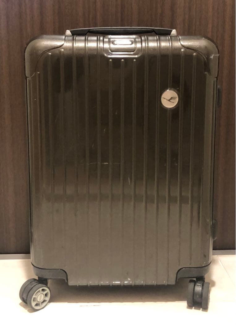 【正規店メンテ済・訳あり】リモワ ルフトハンザ別注 4輪 機内持込可 ブラウン
