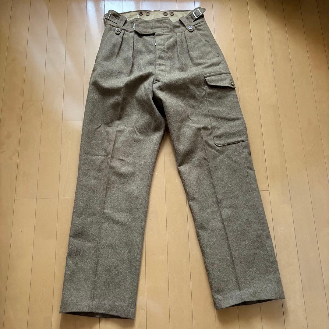 40〜50年代 英軍 イギリス軍 バトルドレス パンツ ヴィンテージ