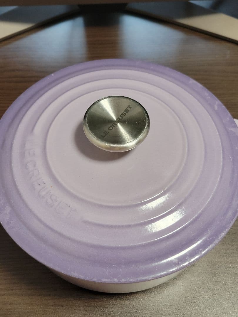 LE CREUSET ココットロンド 20cm 薄紫 フランス製