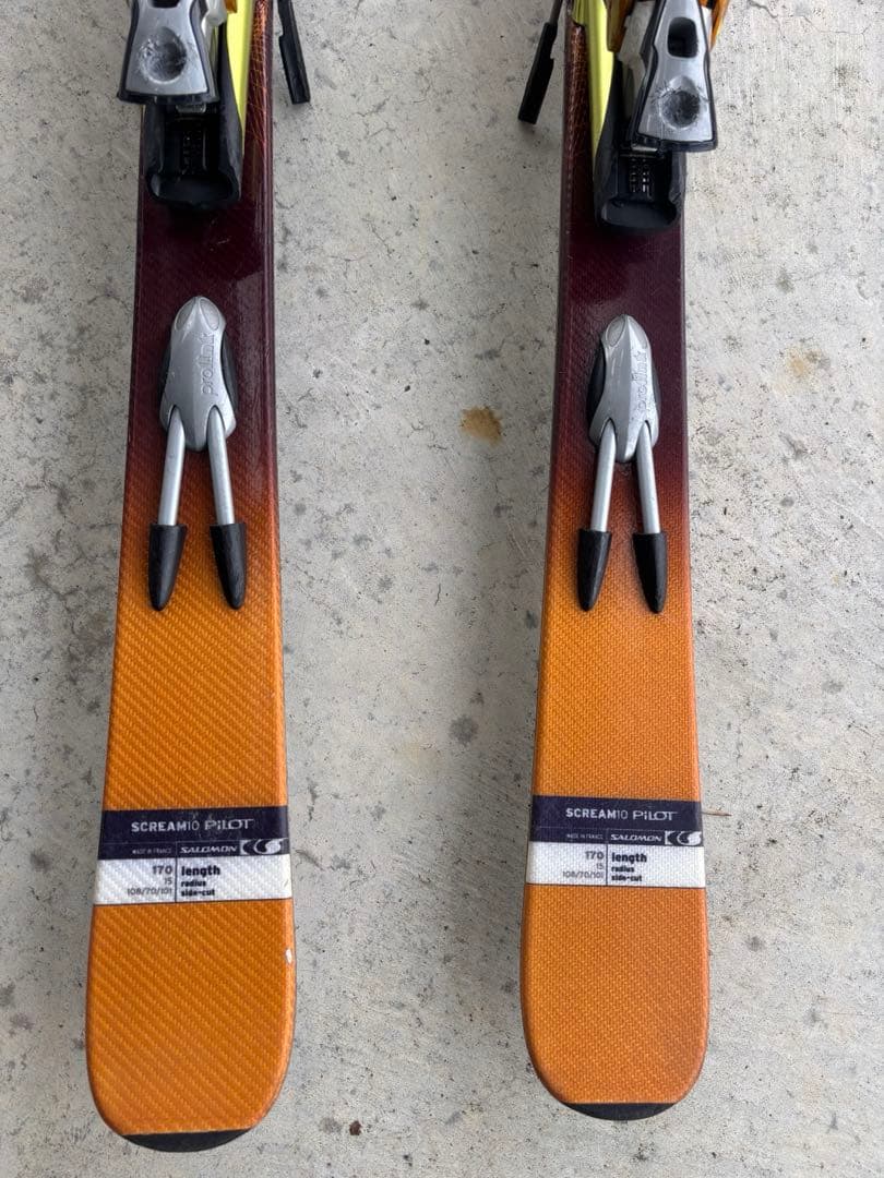 Salomon ☆スキー 板 ☆170☆パイロット☆ビンディング付　DEMO板