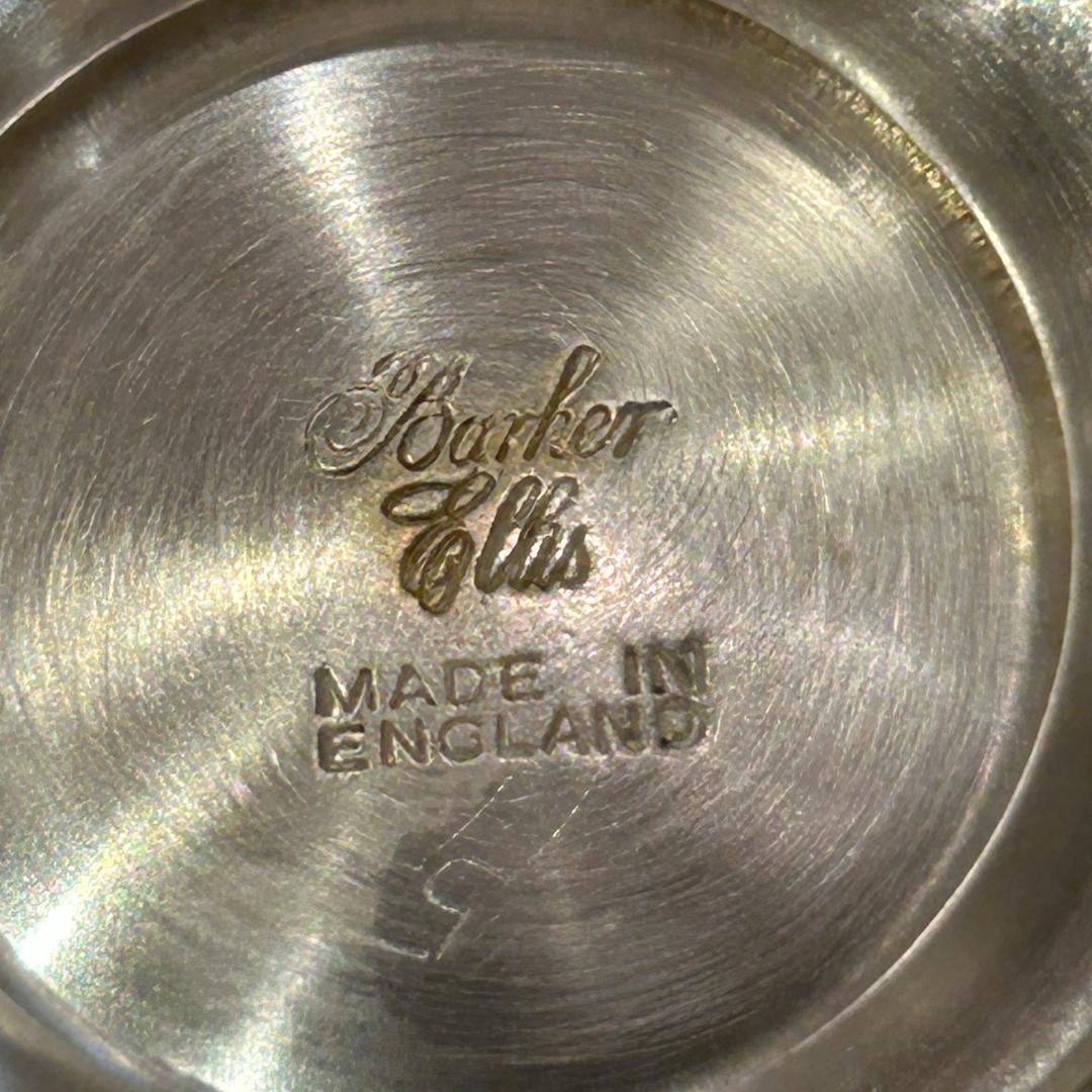 ♥Barker Ellis（バーカーエリス）シルバー脚付き皿