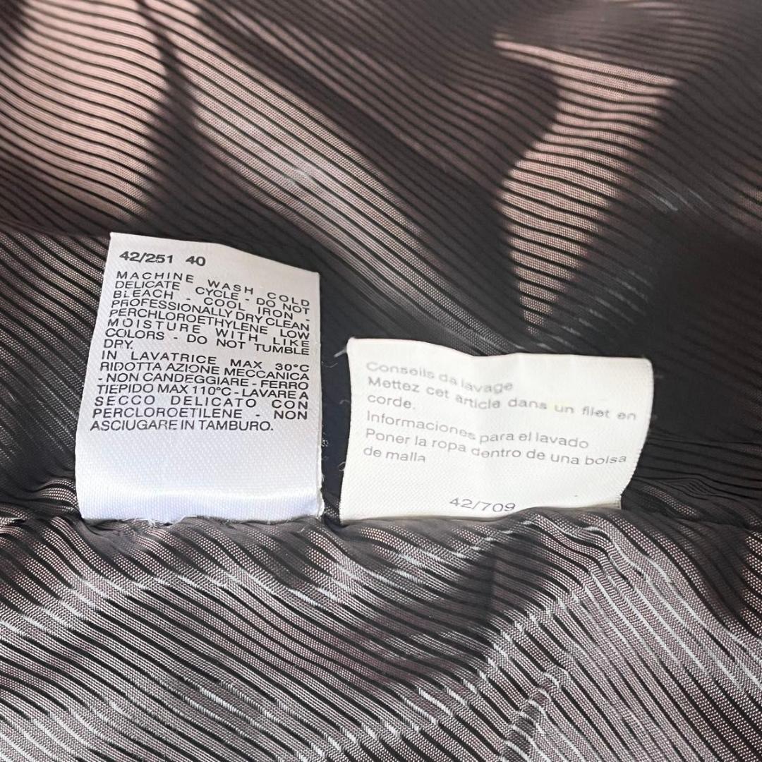 【未使用に近い】マックスマーラ リアルファー付 レザージャケット 羊革 黒 L