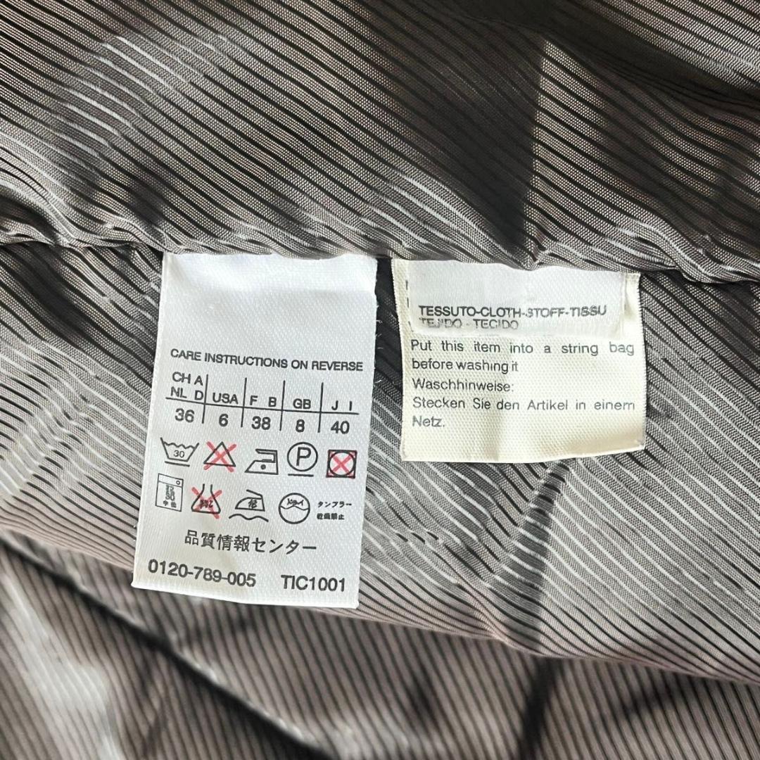 【未使用に近い】マックスマーラ リアルファー付 レザージャケット 羊革 黒 L