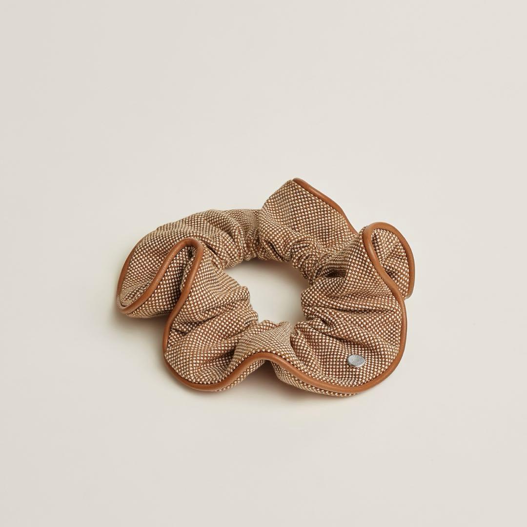 HERMES エルメス シュシュ クラウディア ゴールド 美品！ヘアアクセ