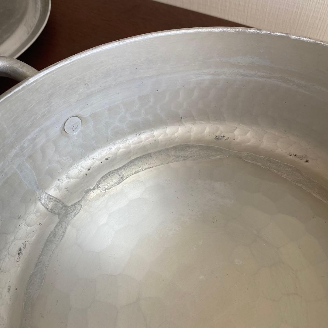 有次　両手鍋　21cm アルミ鍋