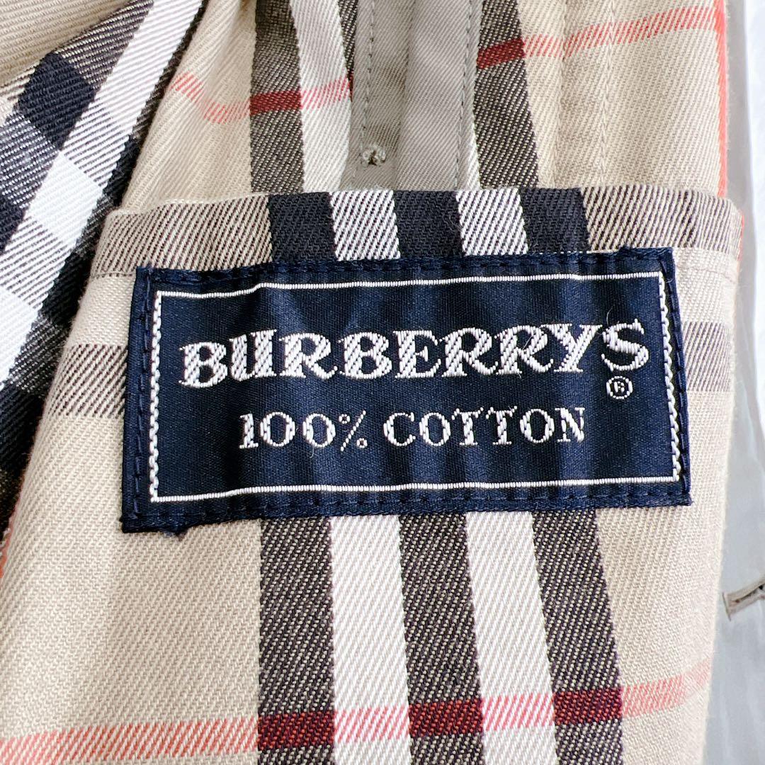 ✨レア✨90年製 バーバリー ステンカラーコート 総裏ノバチェック 英国製 L