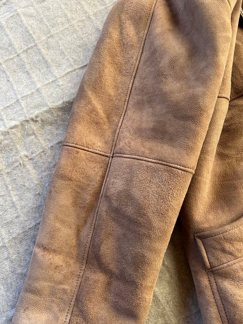 スペイン製　リアルムートンコート　羊皮