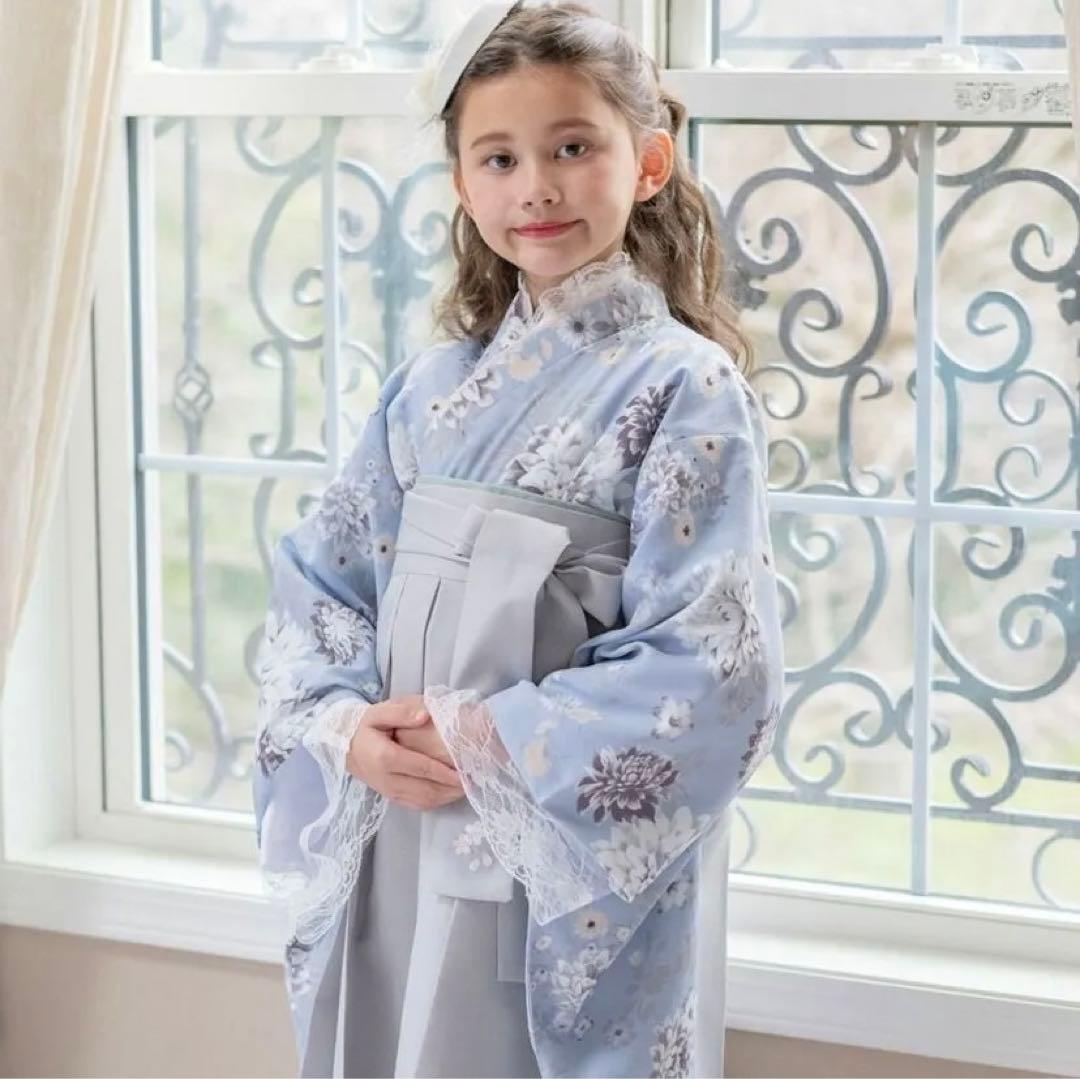 キャサリンコテージ 袴 150 ダリア 髪飾りセット 卒業式