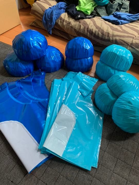 カラーポリ衣装　ペンギン