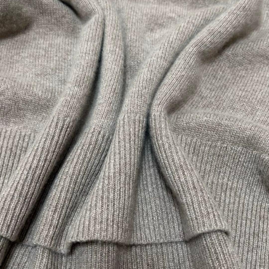 極美品 セオリーリュクス ベージュ 長袖ニット カシミア100% M