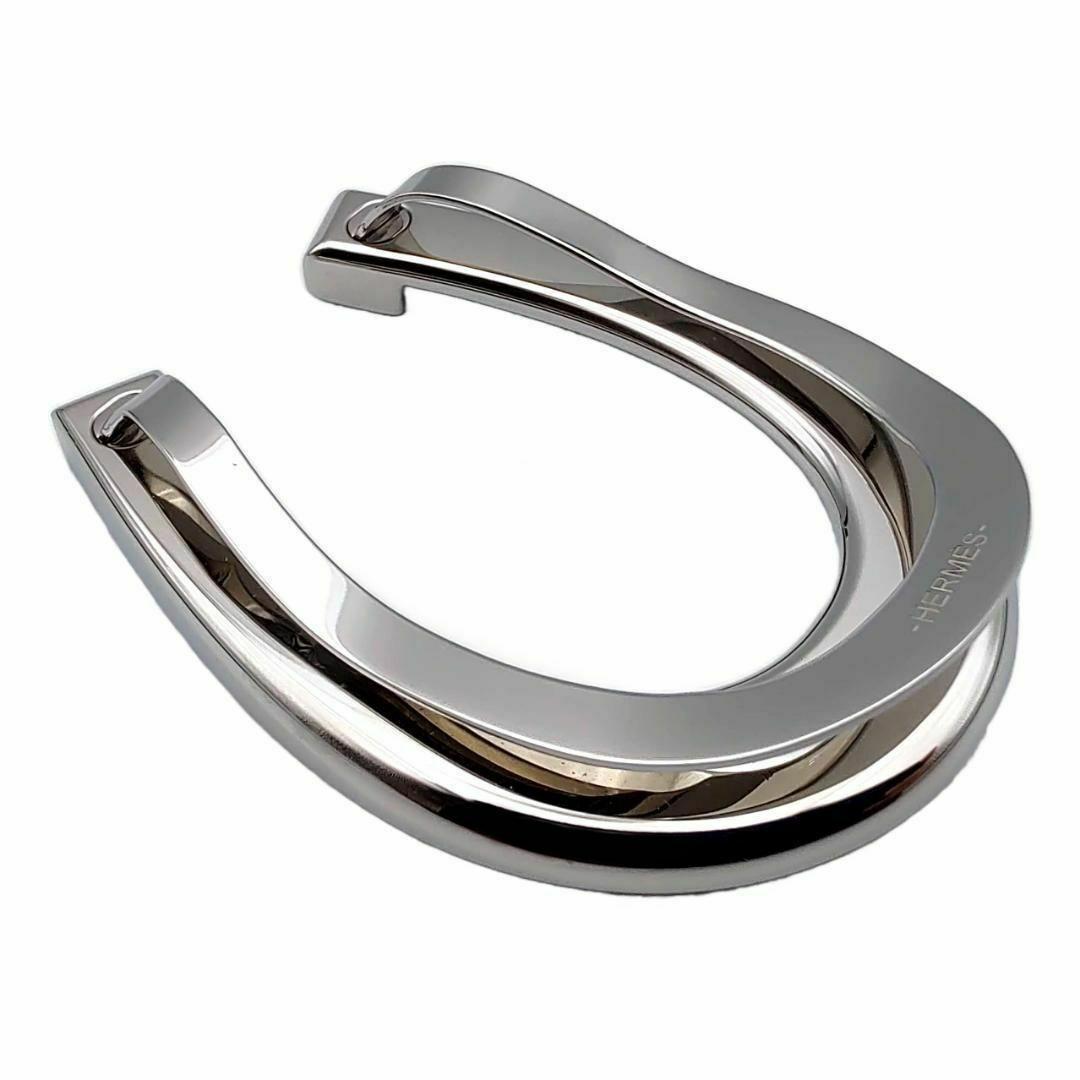 美品【HERMES／エルメス】メタル ホースシュー マネークリップ