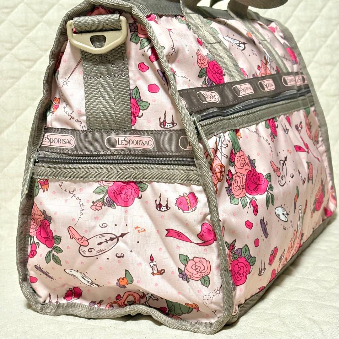 レスポートサック　シンデレラ　ディズニー　MED WEEKENDER ポーチ付き