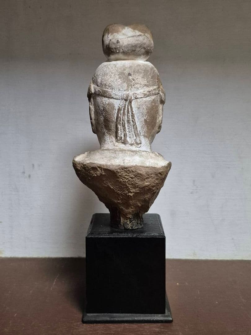 中国　テラコッタ　人物俑　置物　仏　観音像　菩薩