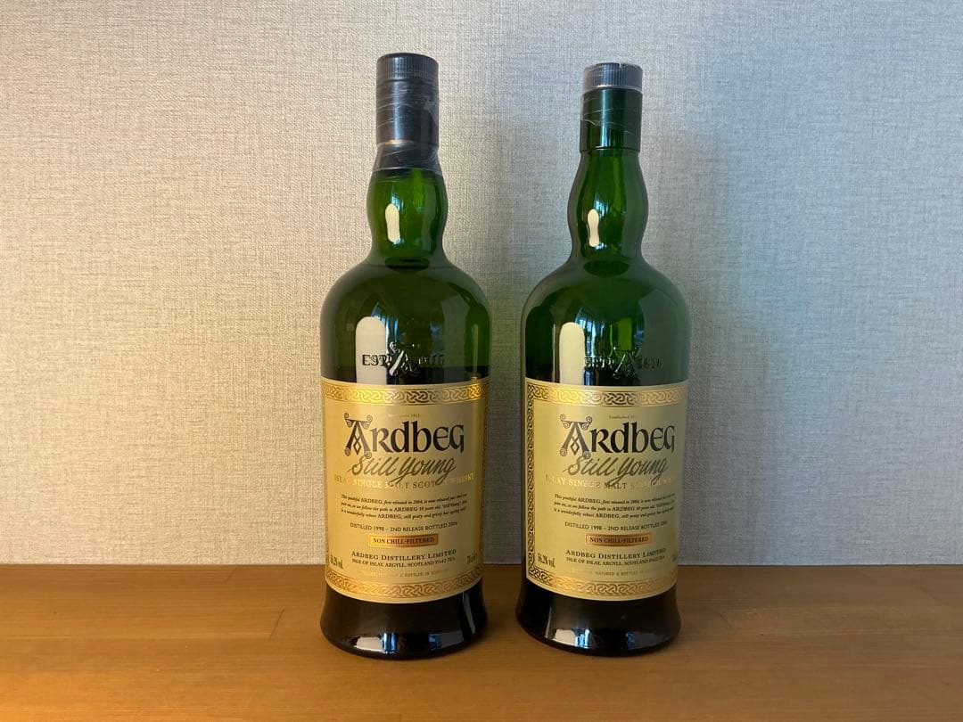アードベッグ　スティルヤング　未開栓1本箱付　空瓶？1本