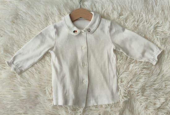 ファミリア　チェックワンピース　ブラウス　タイツ　セット売り　80