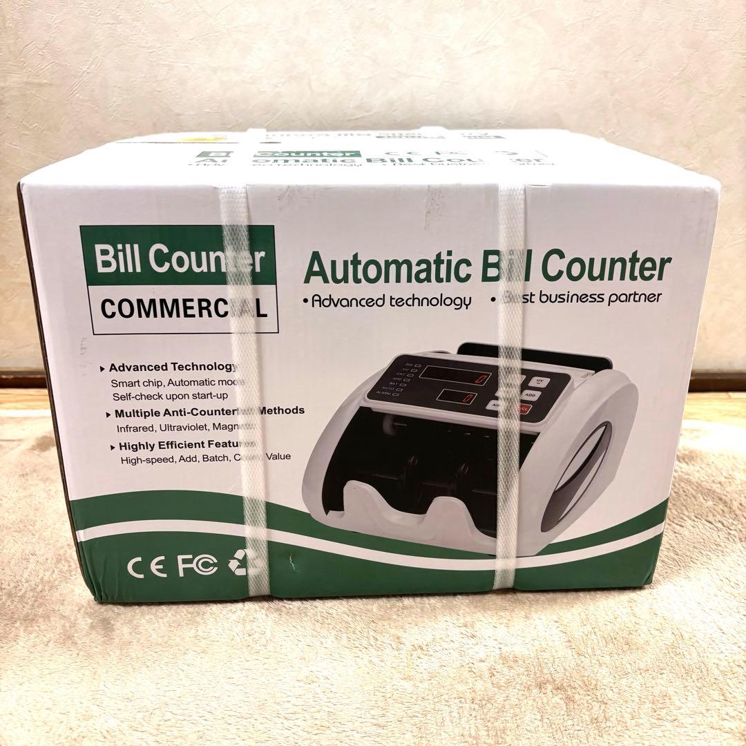 新品未使用✨紙幣カウンター 偽札検知機能 お札数える機械 日本紙幣 通貨機能