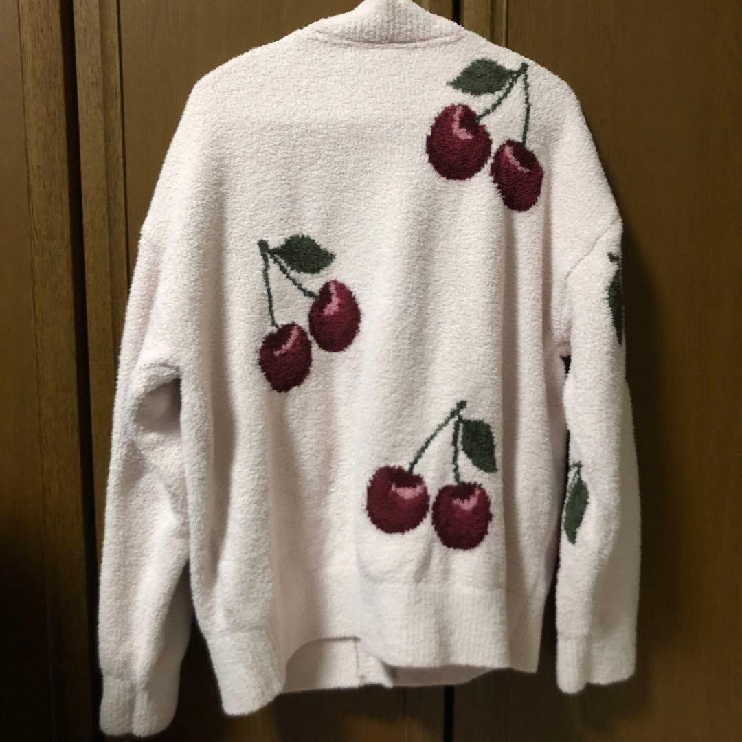 gelato pique　ジェラートピケ　チェリージャガードカーディガン