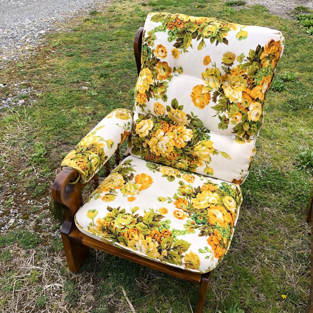 オールドカリモク 希少 3人掛けソファ 美品 カタカナカリモク 左アーム 1脚