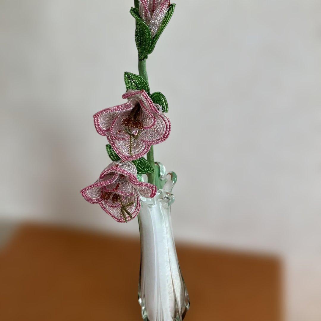 ビーズフラワー　グラジオラス