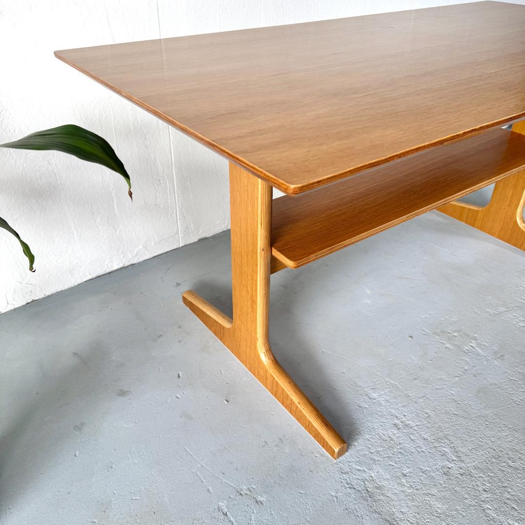 無印良品 リビングでもダイニングでも使えるテーブル２ オーク材 130×65cm