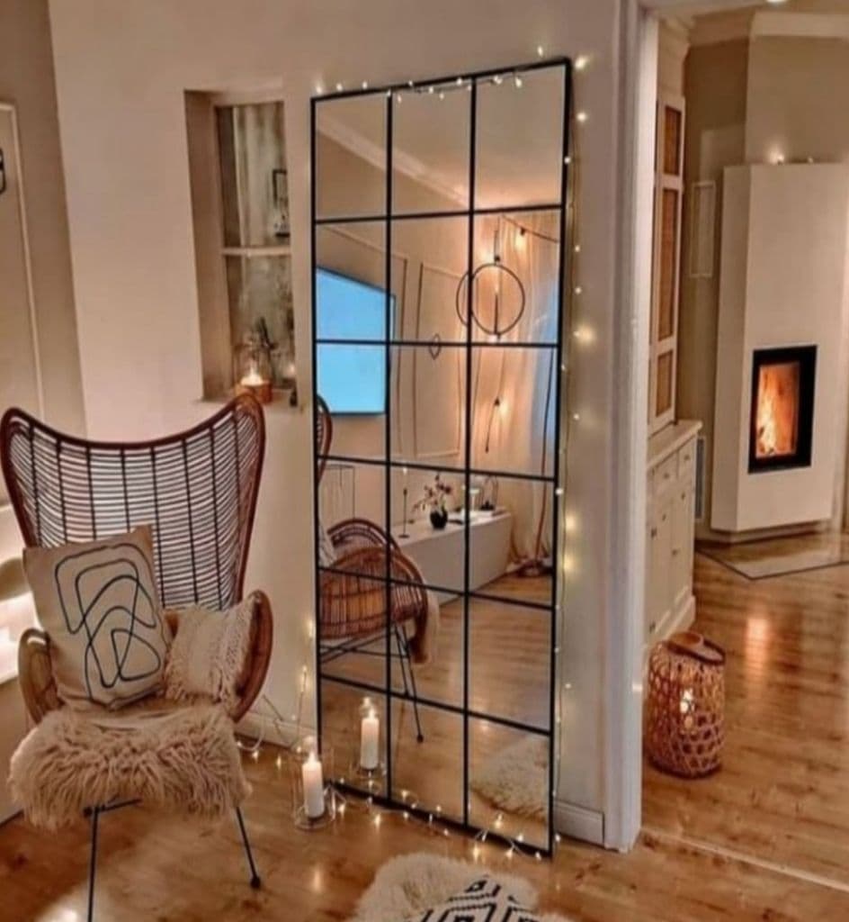 9枚鏡　ミラー　大型ミラー　海外風　カフェ風