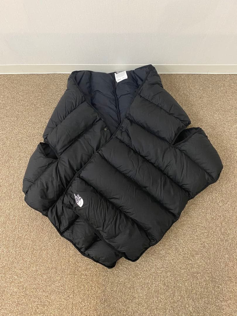 レアアイテム！ノースフェイス　リメイドダウン　シェルマフラー