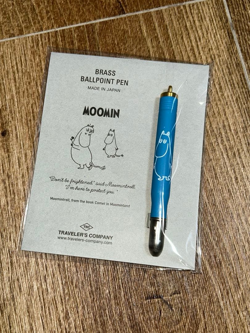 トラベラーズノート 限定　MOOMIN 彗星　ブラスボールペン　ムーミン