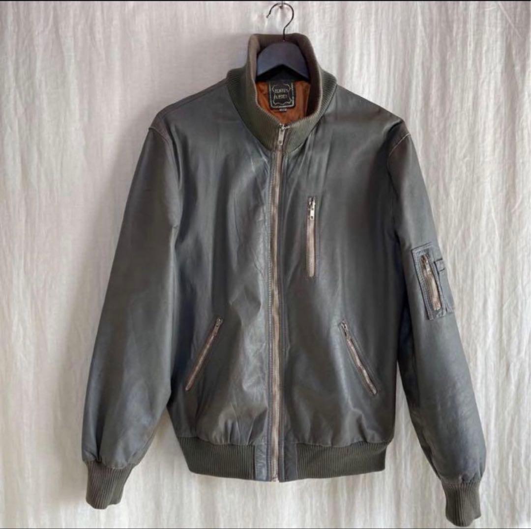 吉*郎様 ドイツ軍　ヴィンテージ レザーフライトジャケット