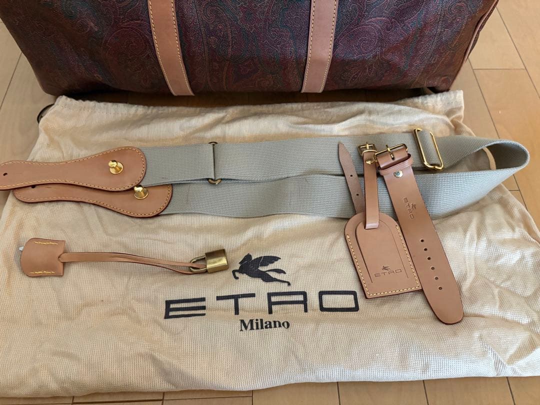ETRO エトロ ボストンバッグ ペイズリー柄