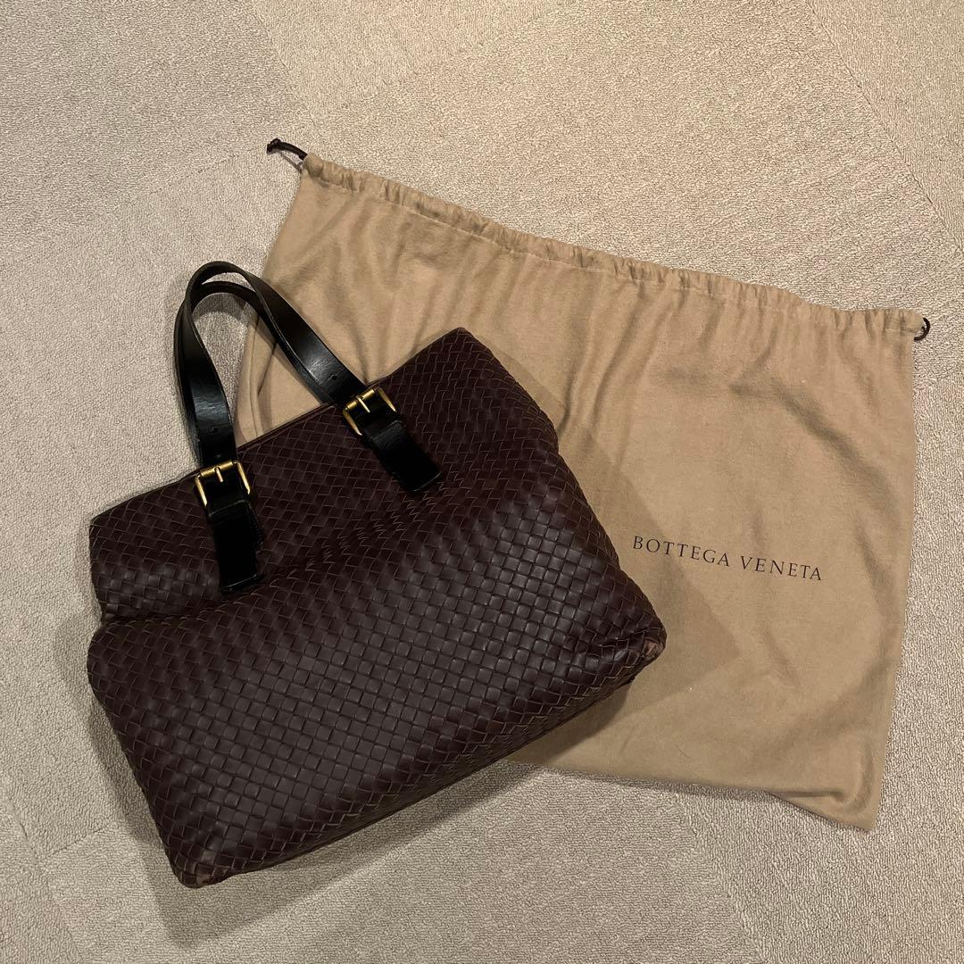 Bottega Veneta ダークブラウン トートバッグ