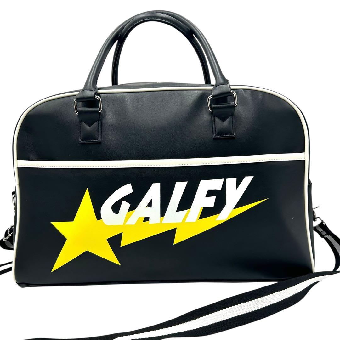 【極美品】ガルフィー レザーボストンバッグ 2way 犬ロゴ