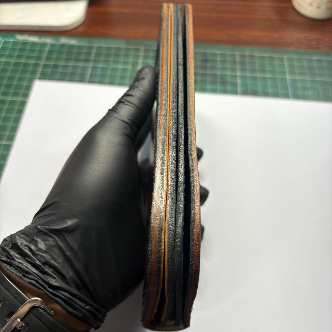 ハンドメイドレザーロングウォレット