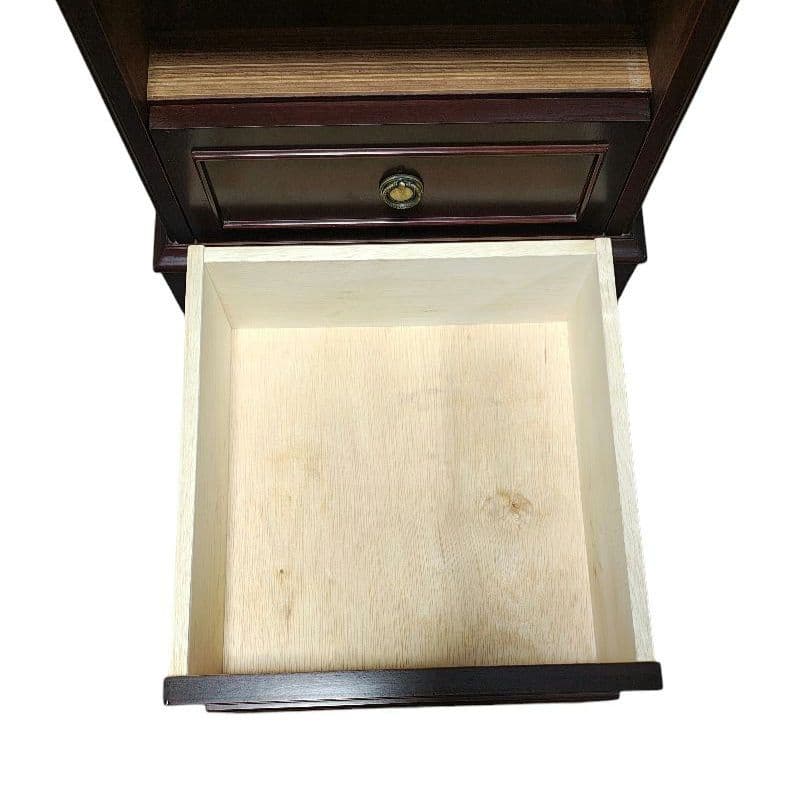 東海家具 ナイトテーブル ベッドサイドテーブル 3段チェスト