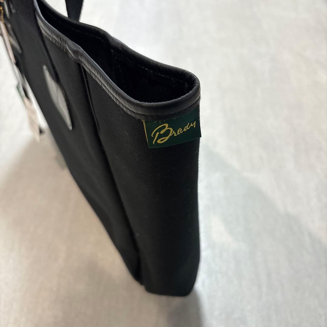 Brady ブラックキャンバストートバッグ Made in England 大