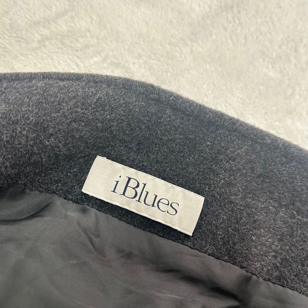 美品✨マックスマーラ　イブルース　カシミヤウール　比翼　ふんわりロングコート42