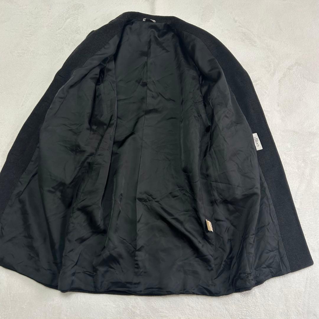 美品✨マックスマーラ　イブルース　カシミヤウール　比翼　ふんわりロングコート42