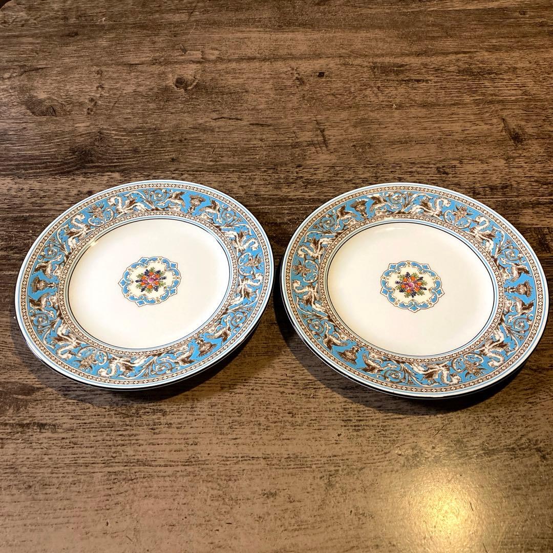 フロレンティーンプレート20.5cm 2枚★未使用自宅保管