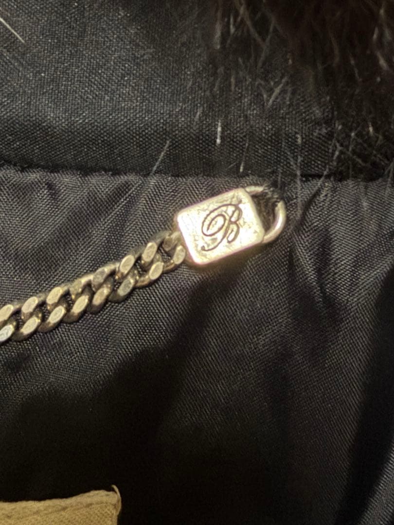 Blumarine ブルマリン ロングコート ファー　ブラック　anna