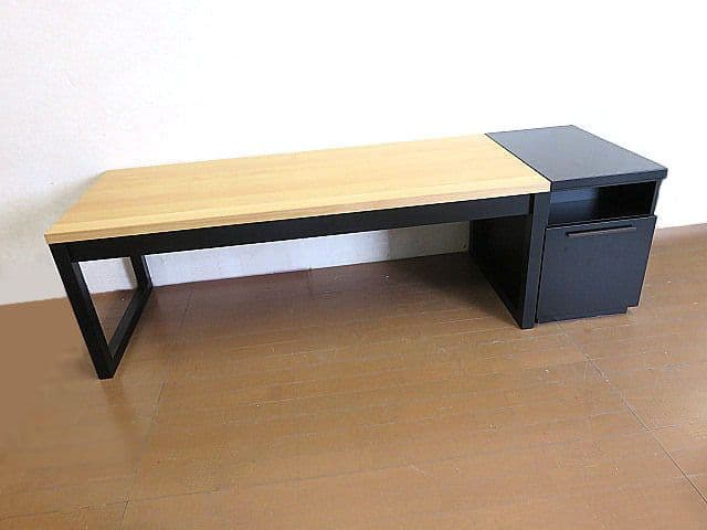 極上美品　カンディハウス カバ柾目材ダイニングテーブル W250cm