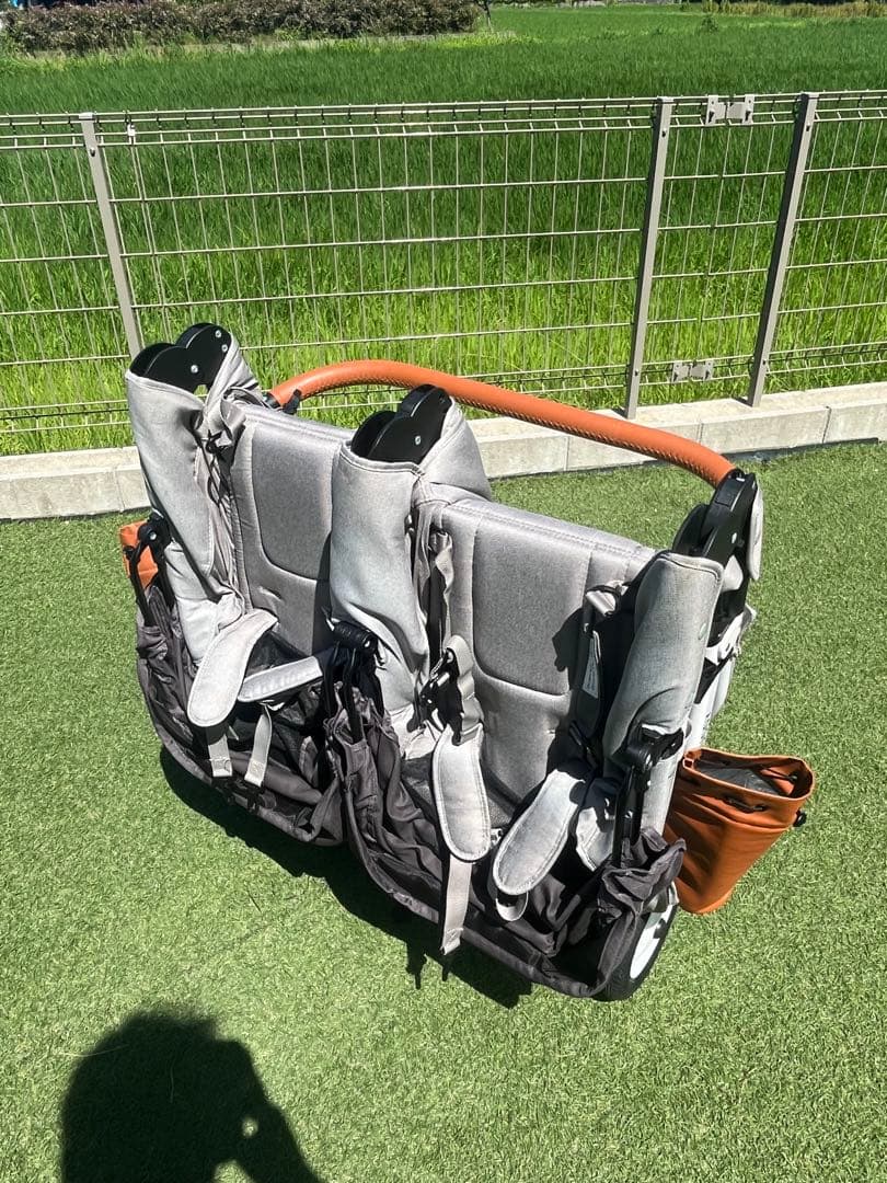 【大幅値下げ】AIRBUGGY ココダブルEXフロムバース　STONE