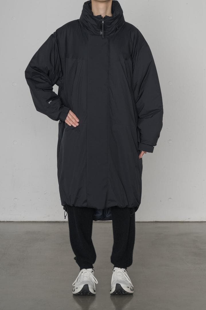 【新品タグ付】25AW HYKE PERTEX PUFF PARKA 黒サイズ1