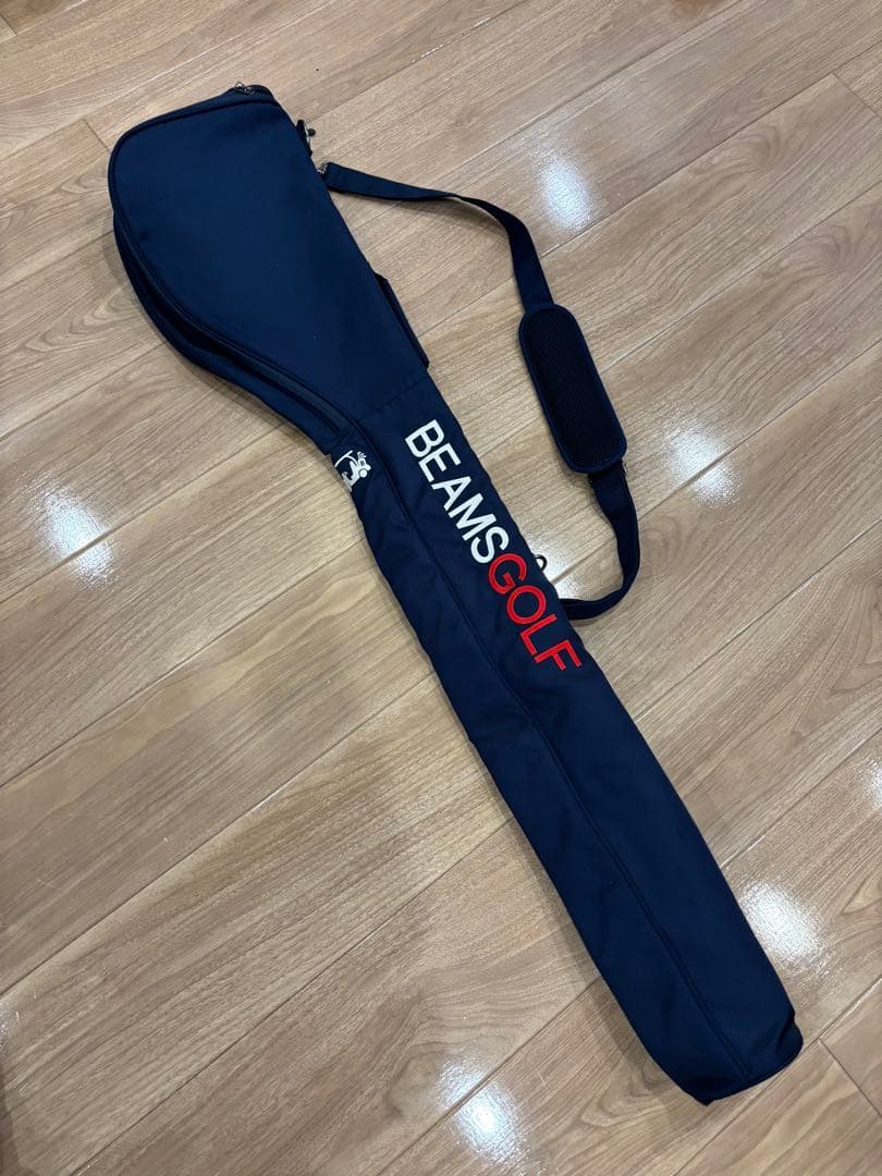 【美品】BEAMS GOLF ゴルフクラブケース ネイビー