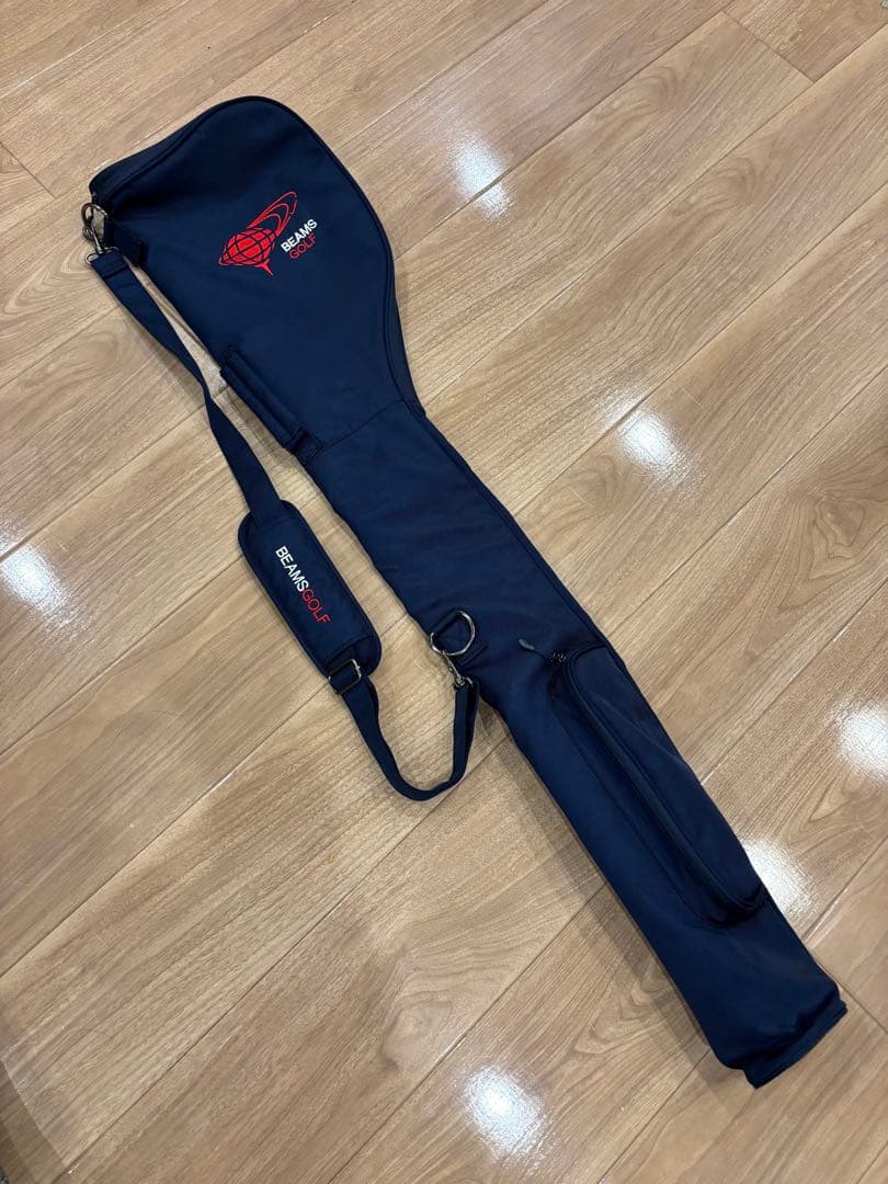 【美品】BEAMS GOLF ゴルフクラブケース ネイビー