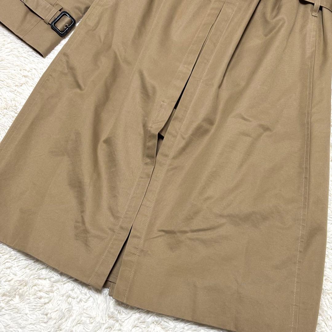 HYKE ハイク トレンチコート ベルト ボタン完備 ライナー付き ベージュ