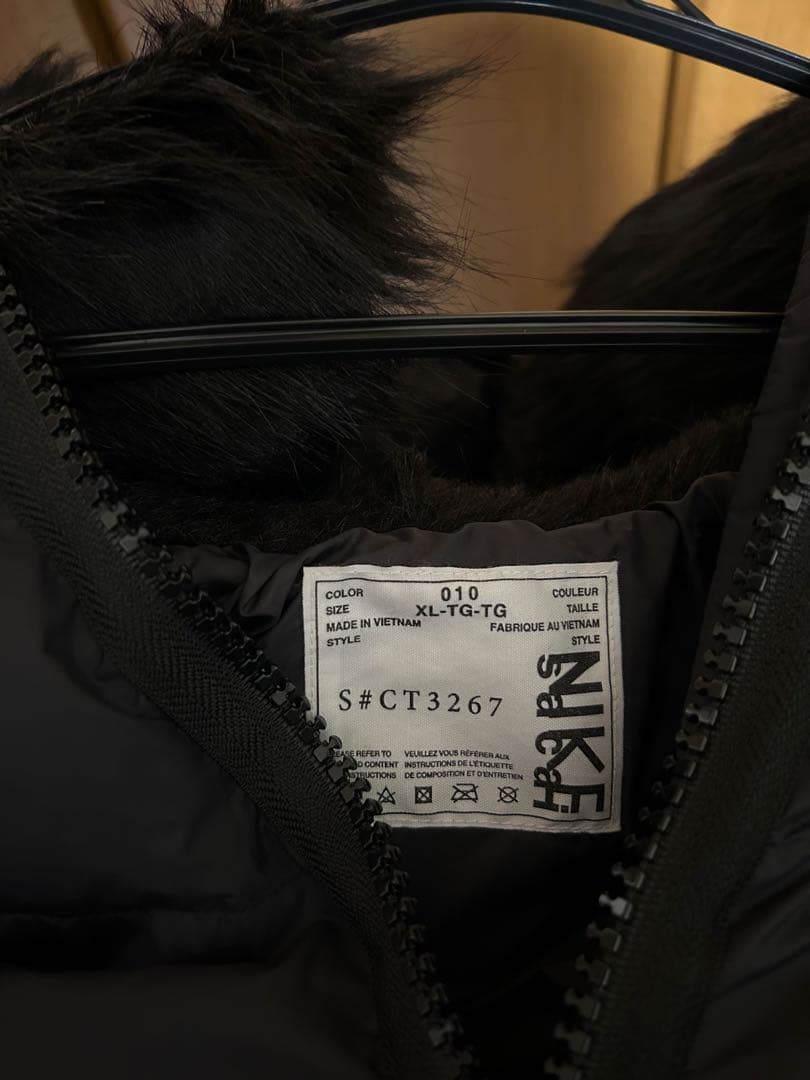[希少サイズXL ] sacai Nike ダウン　サカイ　ナイキ
