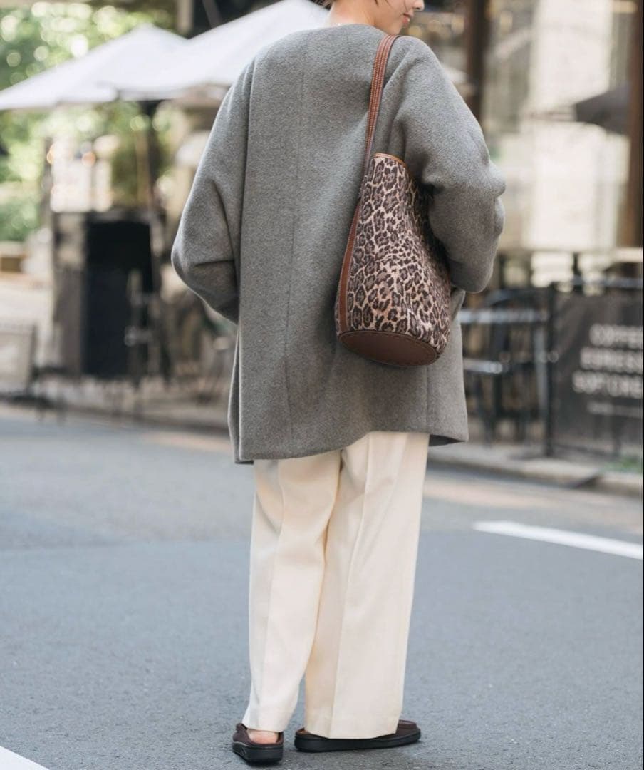 TICCA ティッカ　ノーカラーテントコート